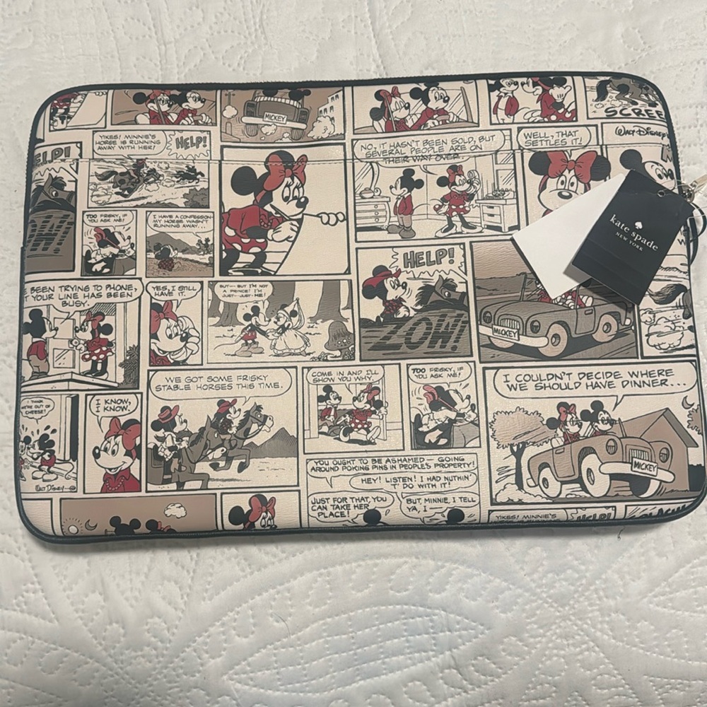 NWT - Laptop case - Kate Spade x Mickey & Minnie Mouse